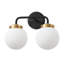 Luminaire de salle de bain à intensité variable avec abat-jour en verre soufflé à la main Karlei-362368878-362423861-367042662
