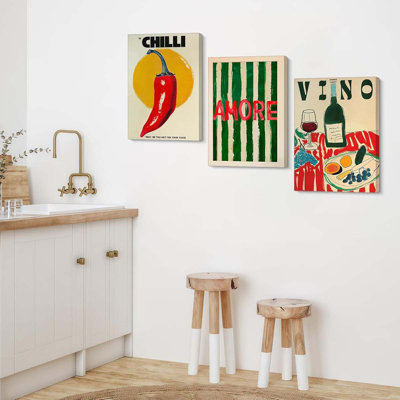 3 Piece Wrapped Canvas Print