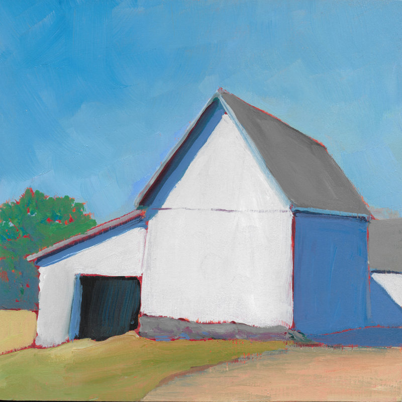 Aumya Homestead Barn VI par Carol Young, L 12 po x H 12 po