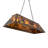 Rustic Lodge 6 - Light Antique Copper Pool Table Lights Pendant
