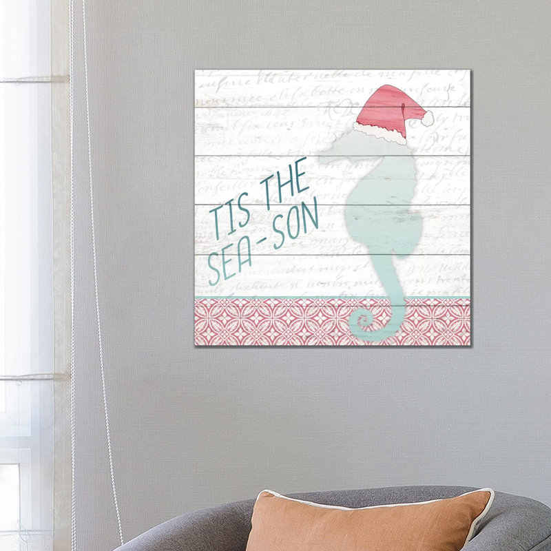 Tis The Sea-Son by Kimberly Allen - Wrapped Canvas Gallery-Wrapped Canvas Giclée, 66.04cm H x 66.04cm W