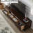 Classic style TV stand paired with coffee table