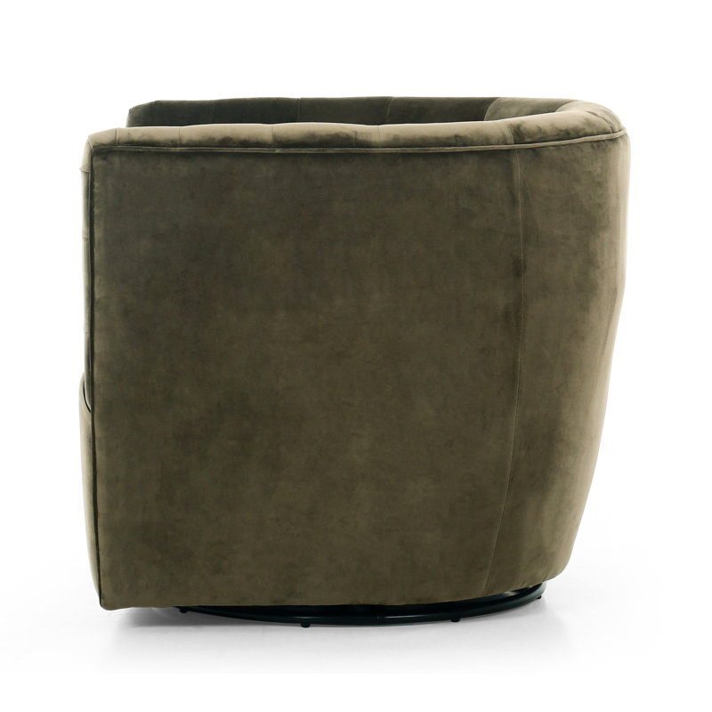 Hanover Swivel Barrel Chair, Surrey Olive