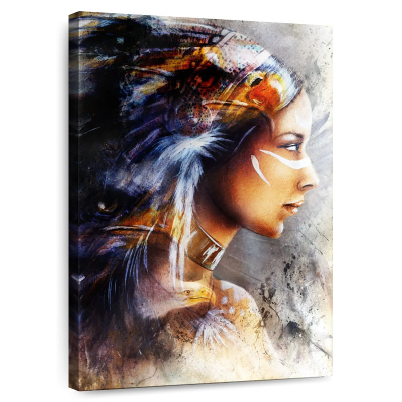 Lelar Indian Warrior, 12" H x 8" W