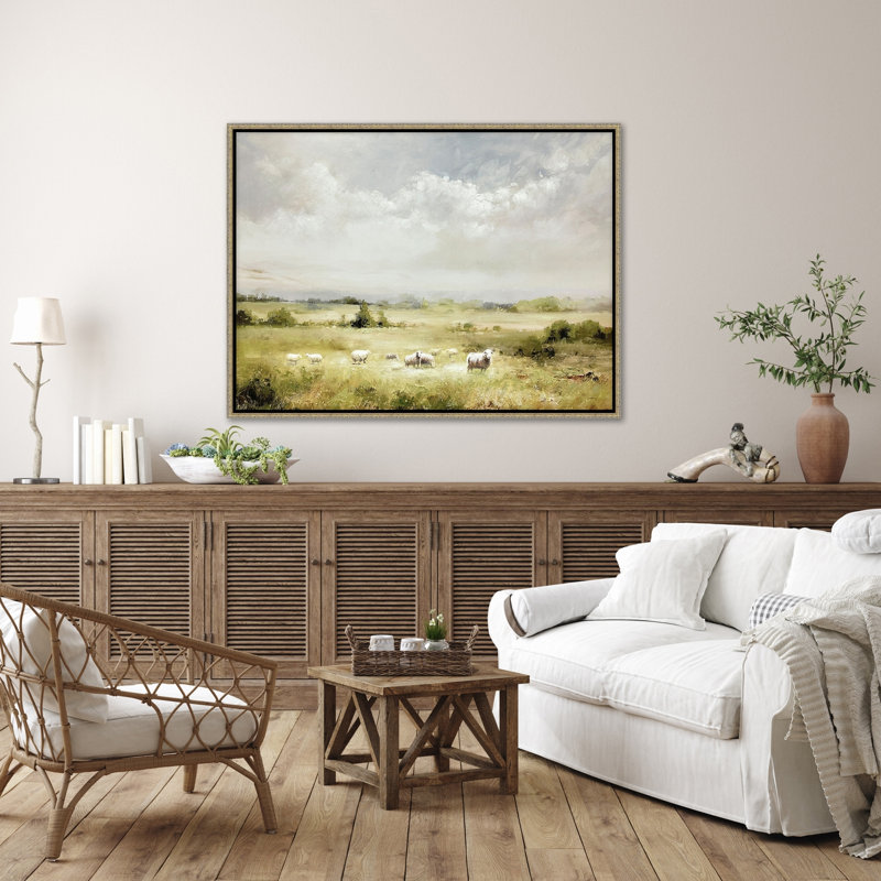 «Grazing Serenity», art mural sur toile