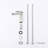Modern Bathroom Faucet, Waterfall Spout, Stainless Steel 304, Single Lever Handle, Brushed Nickel, Water And Cost-Effective, Hot Cold 304 Tap, Spout Style, Lever, High Durability, Water