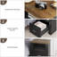 Manfred Boucle Upholstered Cloud Bed Frame And Farmhouse Nightstand Set-1208817772-1208817766