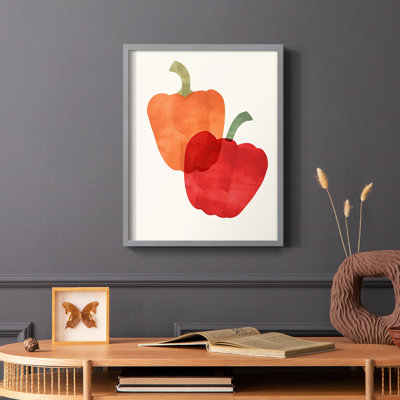 Organic Veg VII Framed Print - Solid Wood