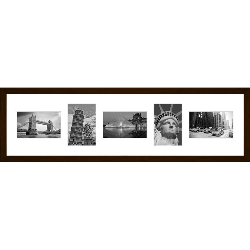 Kneisha Collage Picture Frame, Dark Brown