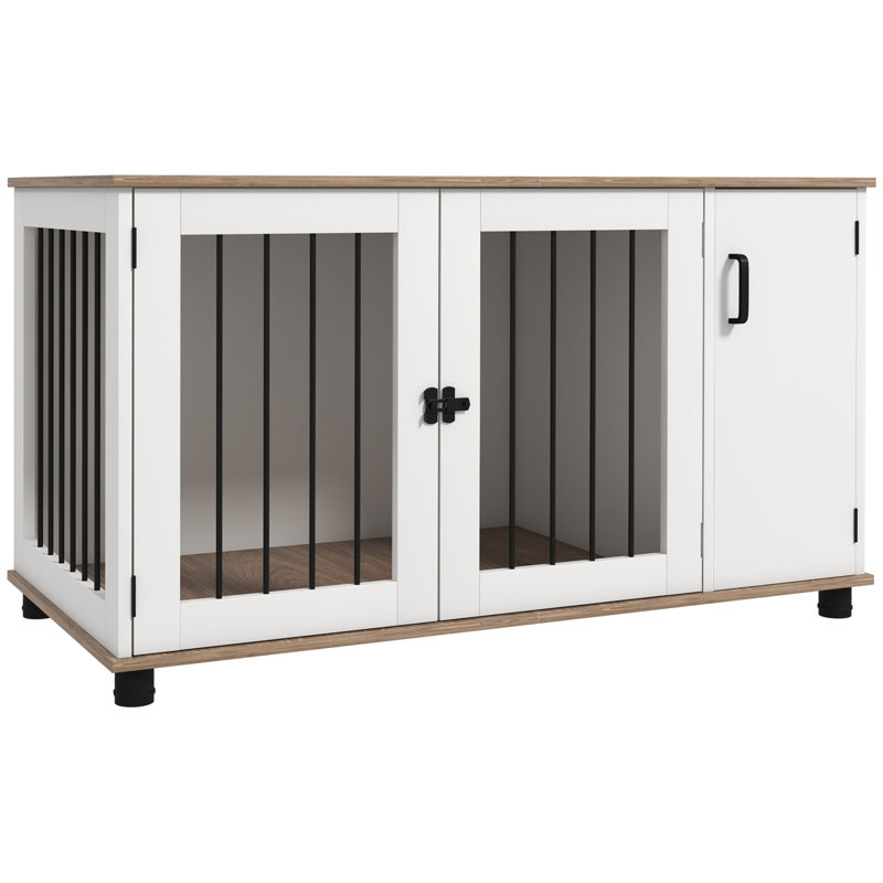 Élégante table de caisse pour chien en acier pour l'intérieur de la maison