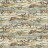 Icons Morning Gallop 100% Linen Fabric