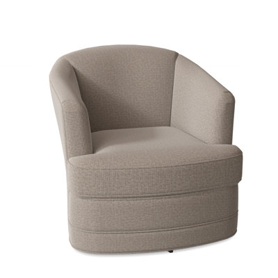 Magdaline Greyson 29" Wide Swivel Barrel Chair