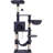 Cat Tree With Large Hammock, Multi-Level Cat Tower For Indoor Cats, Cat Condo With Sisal-Covered Scratching Posts And Top Perch, Smoky Grey MPJ050G