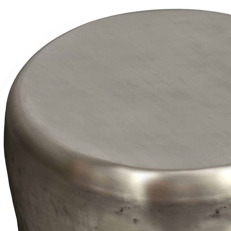 Metal Side Table, Gray