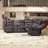 7-Piece 97.4" Wide Classic And Overstuffed Soft Faux Leather Power Reclining Corner Sectional With Center Console-985164560