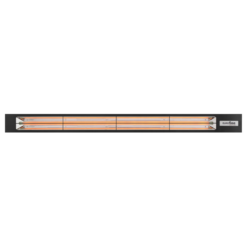 Chaufferette électrique simple à profil bas infrarouge Eurofase 277V 3000 Watts