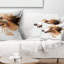 Coussin lombaire en aquarelle animal dog