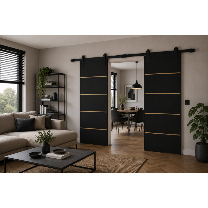 Door, 132cm x 205cm, Black