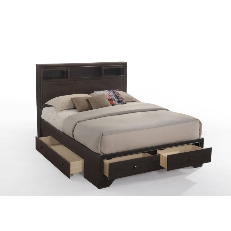 Lit plateforme avec rangement Mason