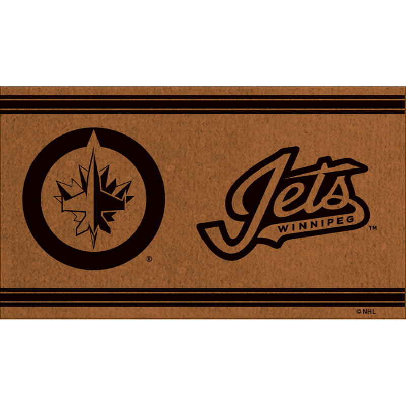 28in. x 16in. NHL Team Logo Doormat , Jets Winnipeg