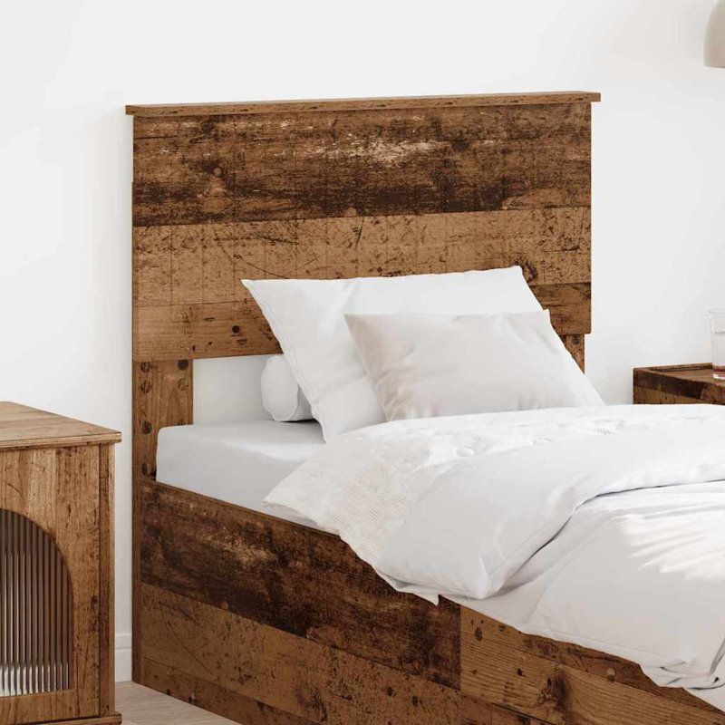 Panel Headboard, 80 x 190cm, Old Wood