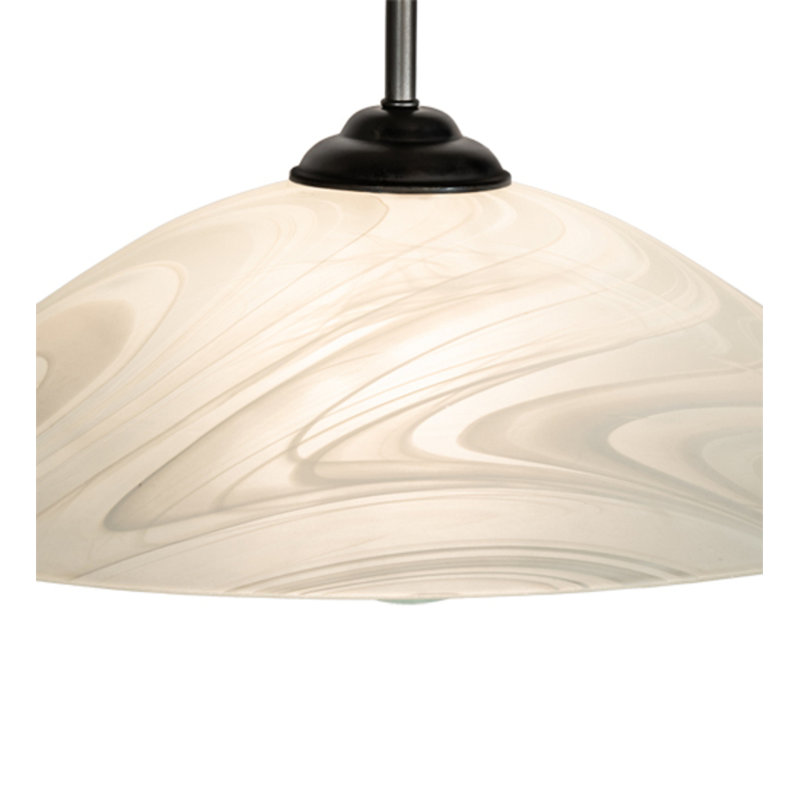 Luminaire suspendu conique brun à 1 lumière Dasir