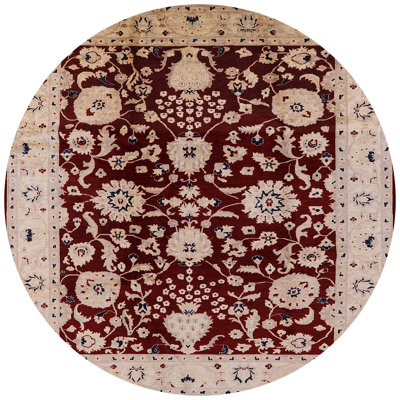 Tapis beige / rouge Swave
