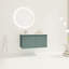 Meuble-lavabo mural 36 po à 2 portes avec rangement généreux en résine-473776684-473776686