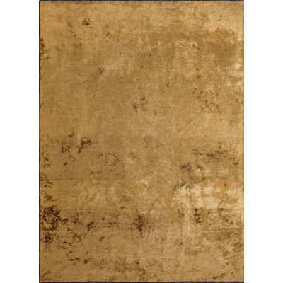 Rapture Yellow Abstract Luxury Area Rug