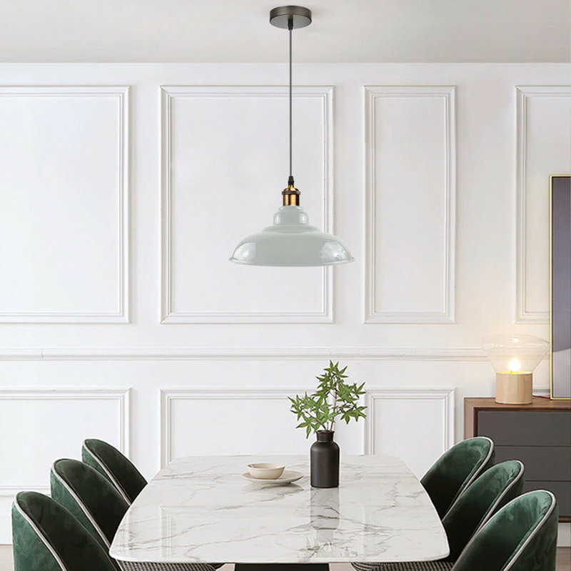 Grubb 1 - Light Orange Pendant, White