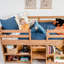 Lit mezzanine simple en bois massif Decimus-818225339