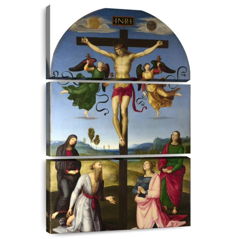 Leisha, la crucifixion mondiale, H 50 po x l 32 po