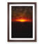 Striking Sunset Painting - Framed Print-56922760-56922761