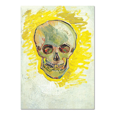 Skull 1 by Vincent Van Gogh - No Frame Painting on Plastic / Acrylic