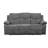 Relaxing 3 Chenille With Reclining And A Convenient Drop Down Table Grey Recliner Design