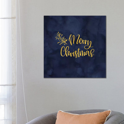 All that Glitters for Christmas IV-Merry Christmas 1 Piece Wrapped Canvas Wall Art