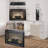 28 Inch  Electric Fireplace Insert, Multicolored Flames