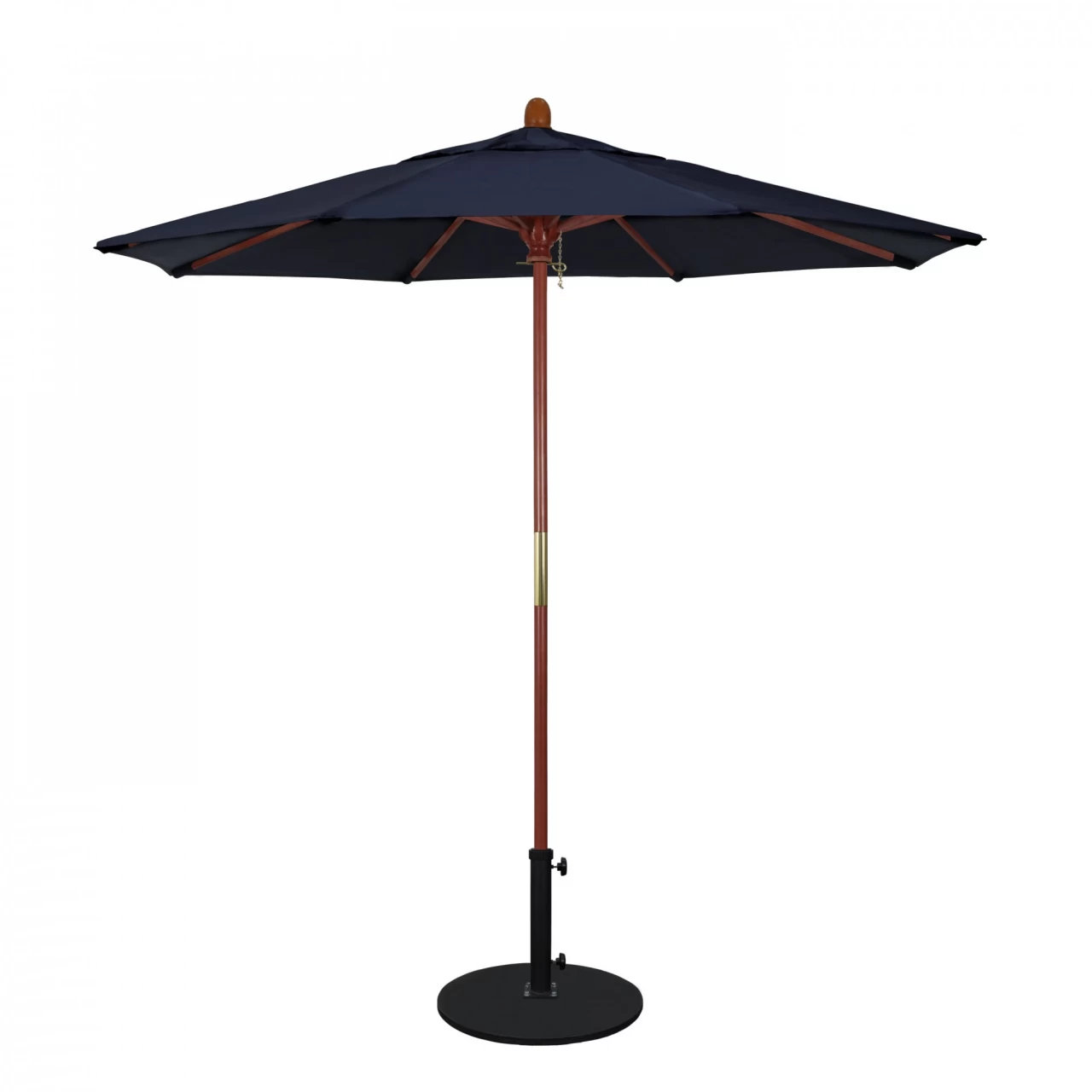 Manford 7.5' Umbrella, Navy Blue- Olefin