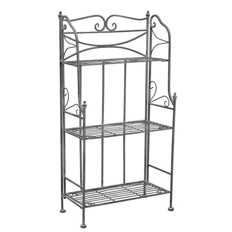 Fazeley 61cm W Steel Shelving Unit, Grey