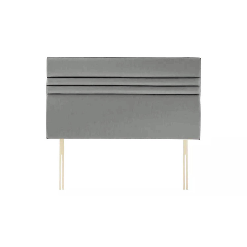Erharuyi Upholstered Headboard, Super King (6'), Silver