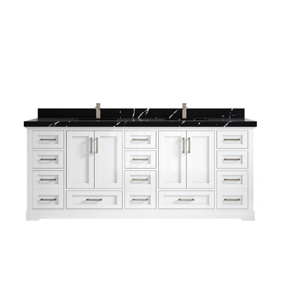 Eser 84'' Double Bathroom Vanity with Top