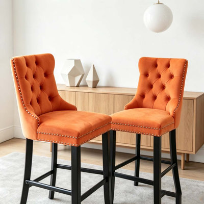Chaise de salle à manger rembourrée moderne