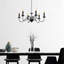 Eddy 6 - Light Black Candle Style Pendant