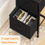Braelon 42cm W Metal Bedside Table-1864672823