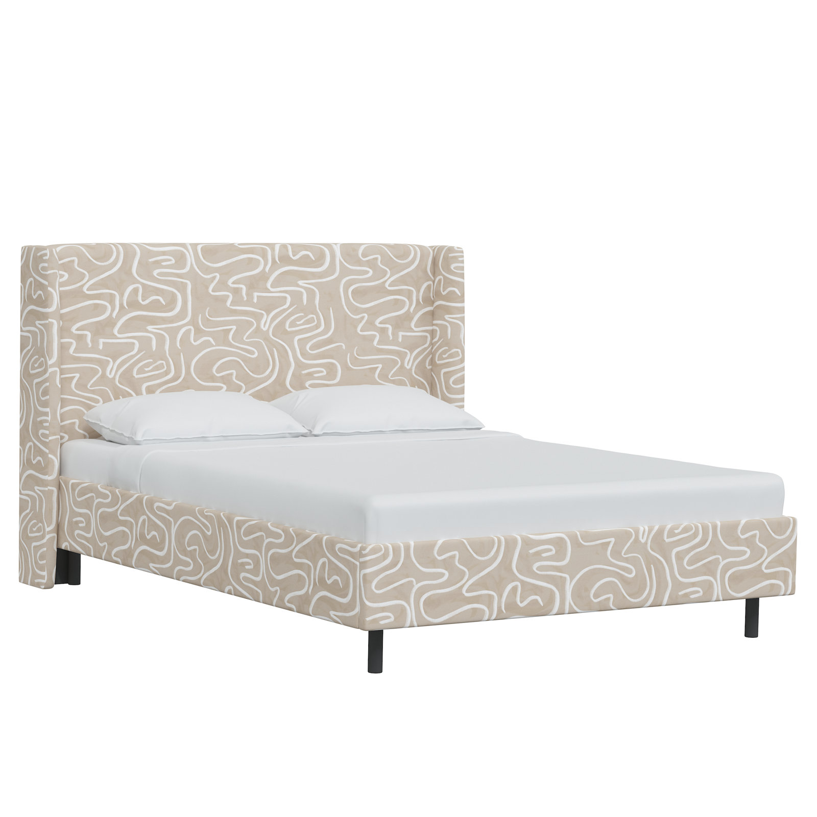 Laurel Wingback Bed, Twin