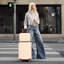 14 "/ 20" 2 pièces / ensemble dans un bagage à roulettes en ABS, avec serrure à combinaison, étui à cosmétiques 14 "-130477276
