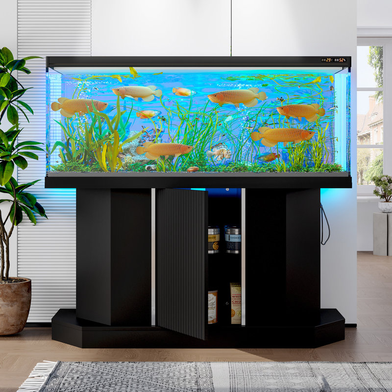 Support pour aquarium moderne 55-75 gallons avec prise de courant
