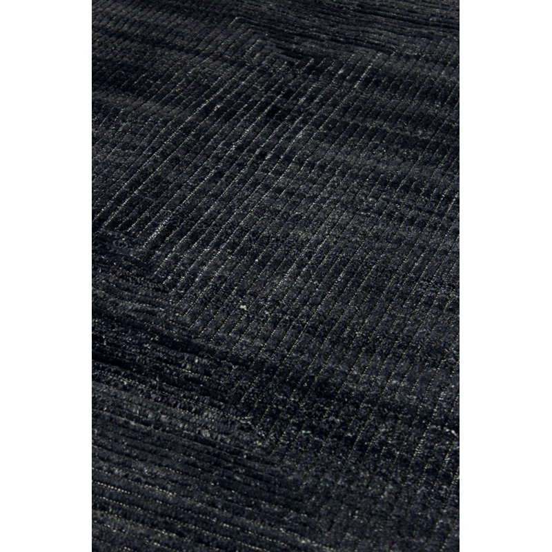 Pyramid Hand Woven Wool Area Rug, Rectangle 5'2" x 7'3"