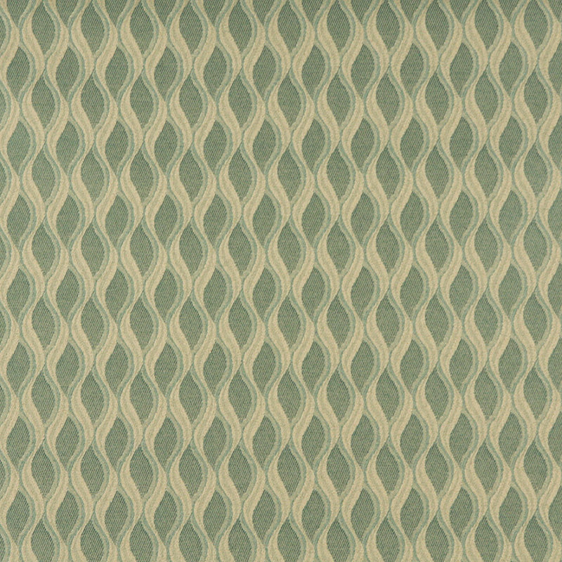 Tissu rayé ondulé, Vert