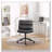 Bizerte Adjustable Swivel Criss-Cross Chair,Wide Seat/ Office Chair /Vanity Chair,Gray-550765657